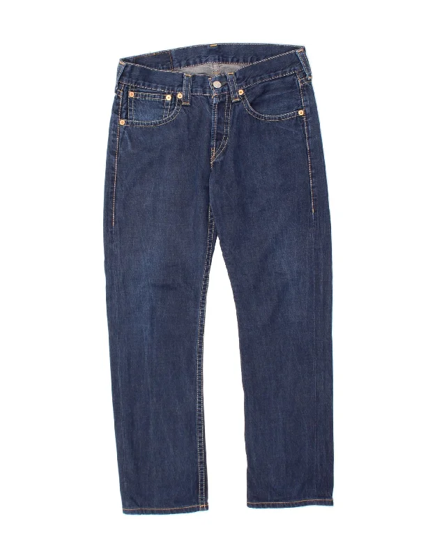 LEVI'S Womens 901 Straight Jeans W32 L29 Blue Cotton Stylish High-Waist Jeans