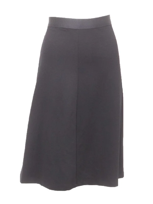 Lillian & Co Black A-line Skirt lace skirt elegant