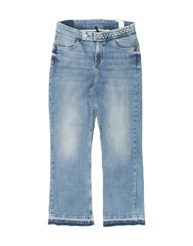 LIU JO Womens Straight Jeans W29 L27  Blue Cotton Comfortable Flare Leg Jeans