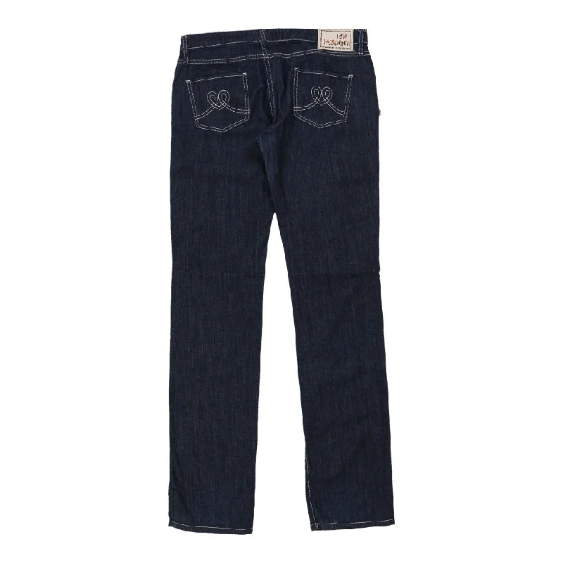 Love Moschino Jeans - 34W UK 12 Dark Wash Cotton Casual Skinny Fit Jeans