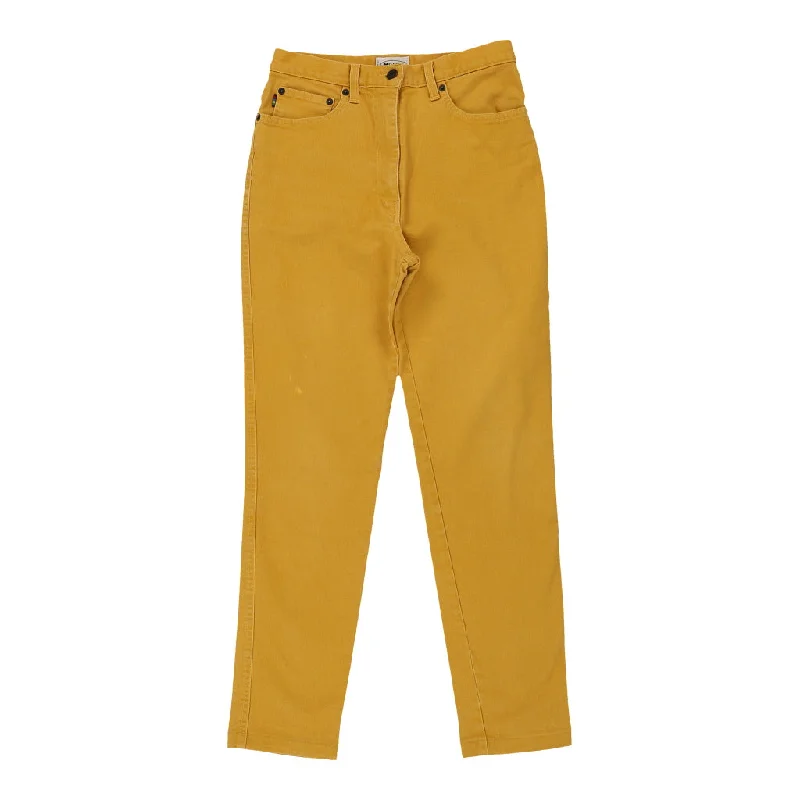 Missoni Sport Jeans - 28W UK 8 Yellow Cotton Elegant Bootcut Fit Jeans