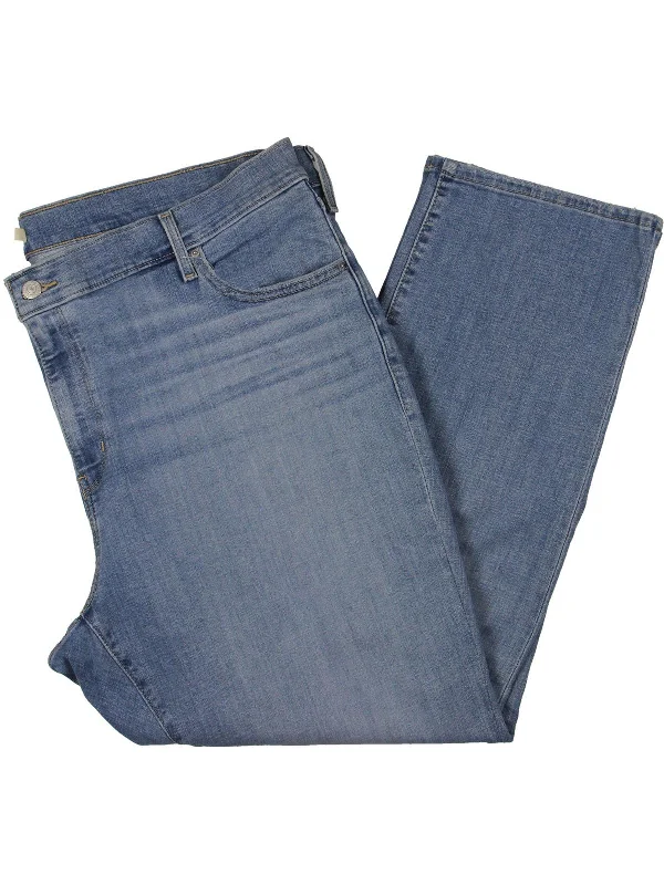 Plus 724 Womens High Rise Slim Straight Leg Jeans Stylish Relaxed Fit Skinny Jeans