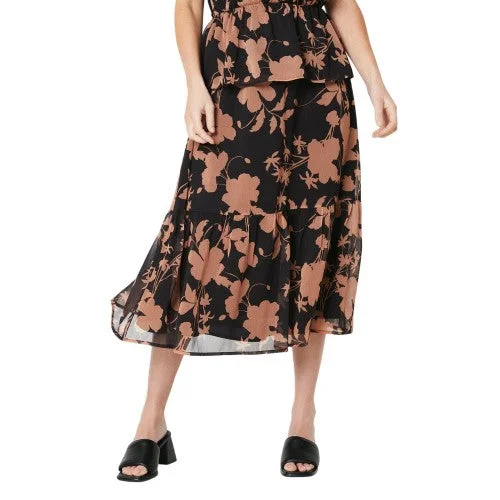 Principles Womens/Ladies Floral Lined Petite Midi Skirt cashmere skirt rich