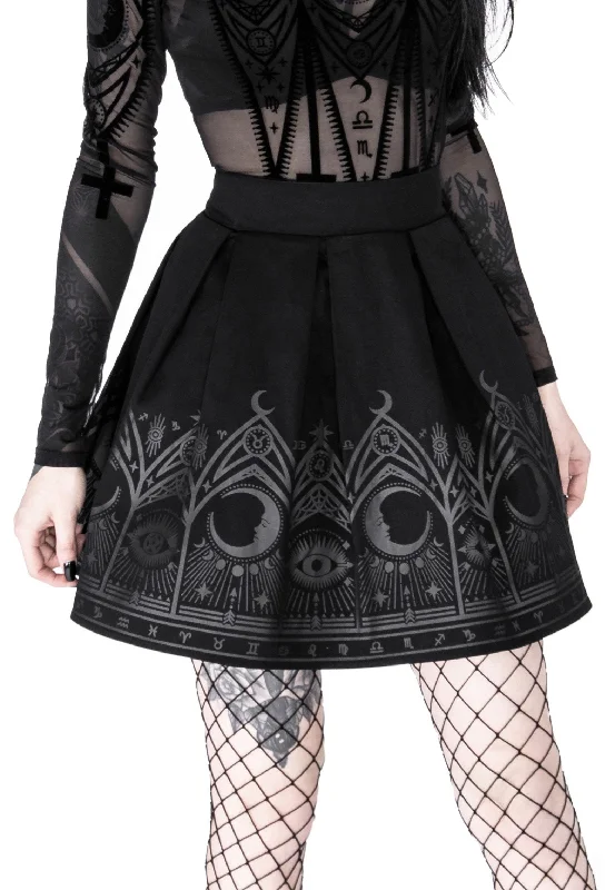 Restyle - Fortune Teller Black - Skirt relaxed fit skirt