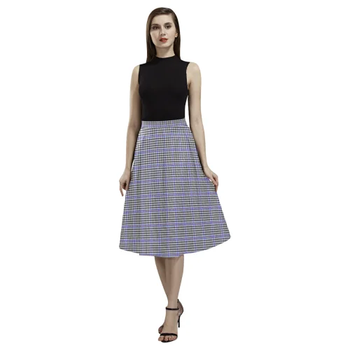 Sir Walter Scott Tartan Aoede Crepe Skirt silk skirt lustrous
