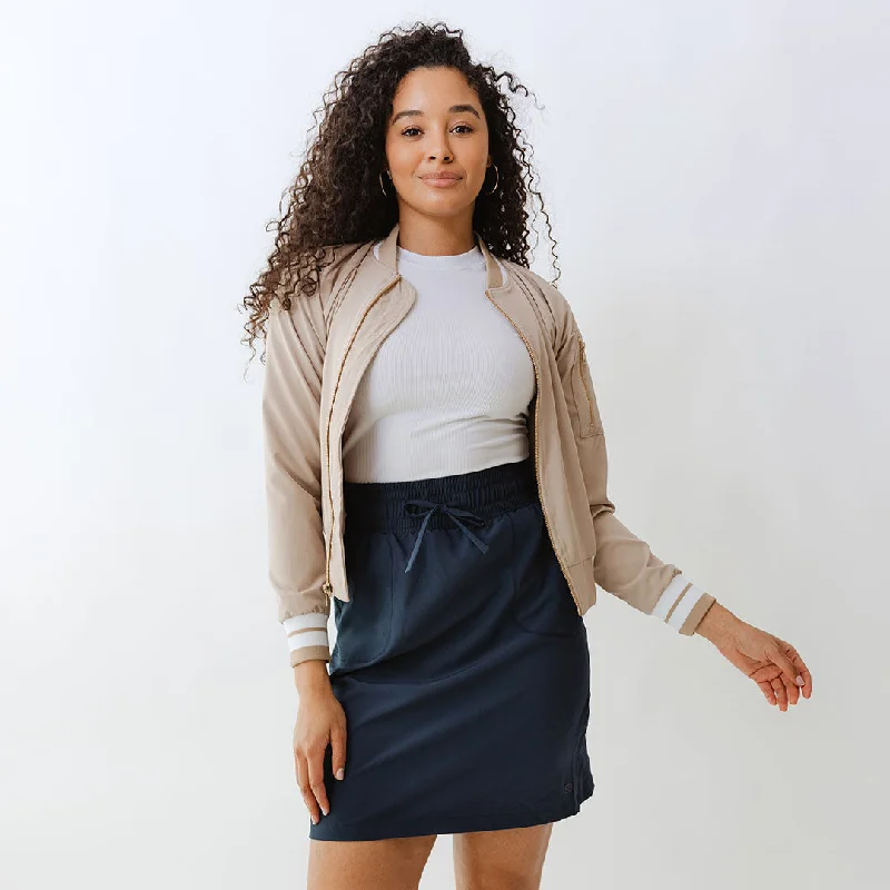 The Away Skirt, True Blue lace skirt elegant