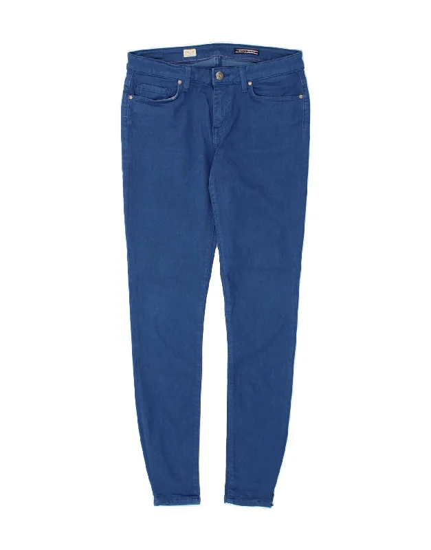 TOMMY HILFIGER Womens Como Jegging Jeans W29 L32 Blue Cotton Stylish Shredded Denim Jeans TOMMY HILFIGER Womens Como Jegging Jeans W29 L32 Blue Cotton Stylish Shredded Denim Jeans