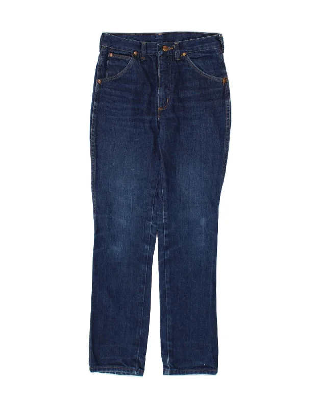 WRANGLER Womens Straight Jeans  W26 L27 Blue Comfortable Full-Length Denim Jeans