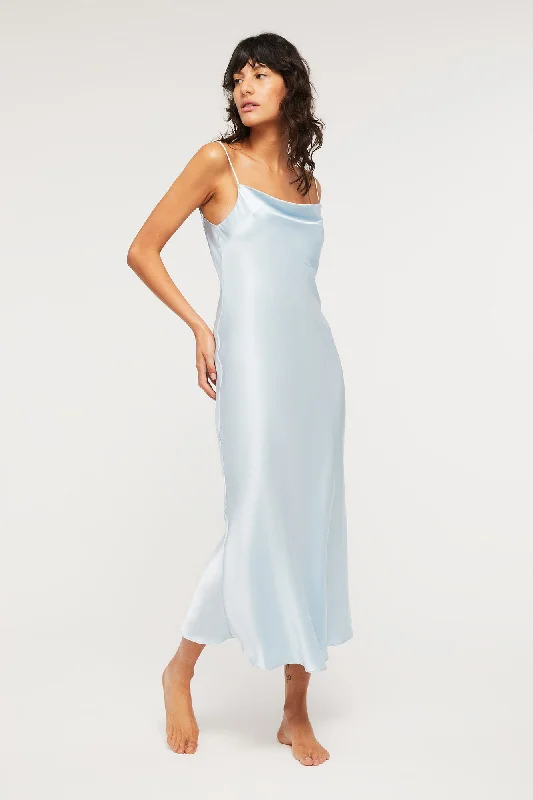 Billie-Jean Cowl Neck Slip Fashionable Straight Cut Jeans