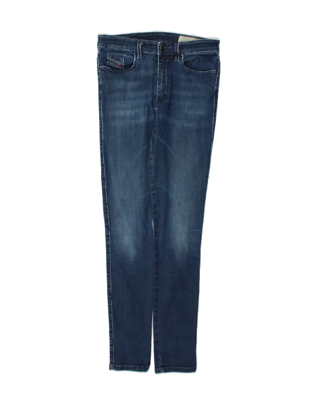 DIESEL Womens Skinny Jeans W27 L30 Blue Cotton Classic Blue Denim Jeans
