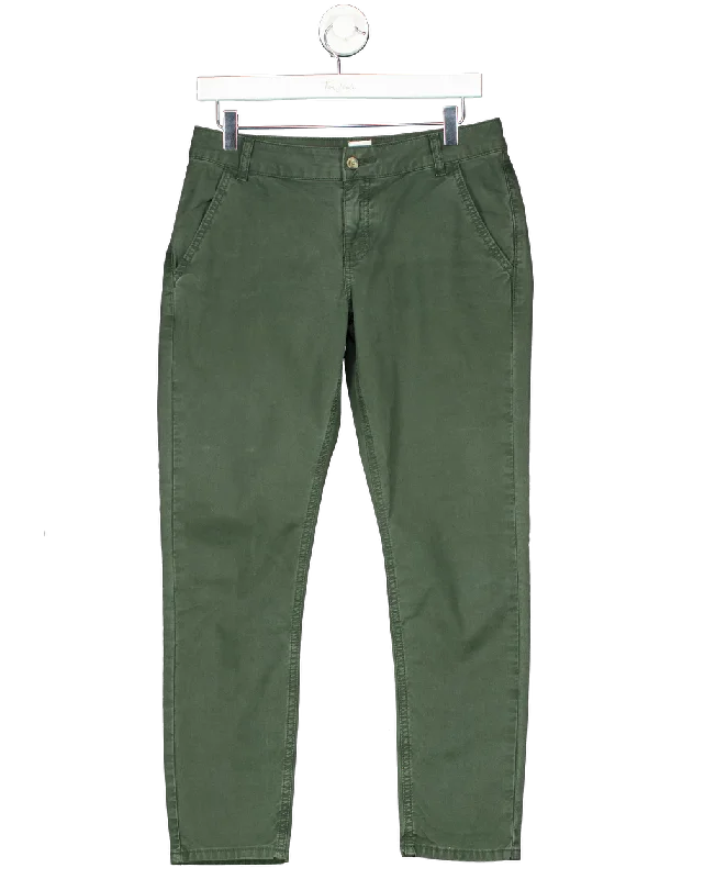 Iris & Ink Dark Green Skinny Jeans UK 10 Chic Faded Blue Jeans
