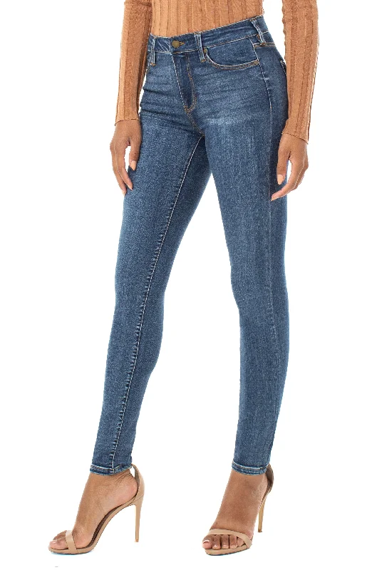 Liverpool Jeans - Abby Skinny High Performance Eco Denim Comfortable Zip-Fly Denim Jeans Liverpool Jeans - Abby Skinny High Performance Eco Denim Comfortable Zip-Fly Denim Jeans