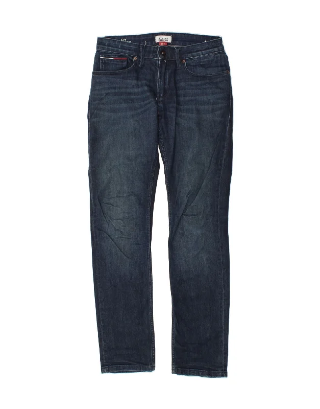 TOMMY HILFIGER Womens Scanton Slim Jeans W29 L32 Blue Cotton Casual High-Waisted Bootcut Jeans TOMMY HILFIGER Womens Scanton Slim Jeans W29 L32 Blue Cotton Casual High-Waisted Bootcut Jeans
