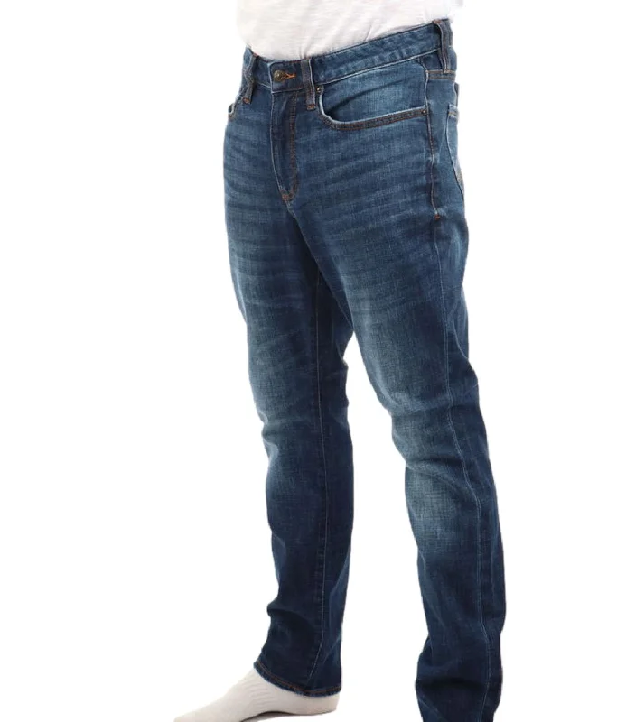 Jeans J14 Skinny uomo L30 Trendy Low-Rise Bootcut Jeans