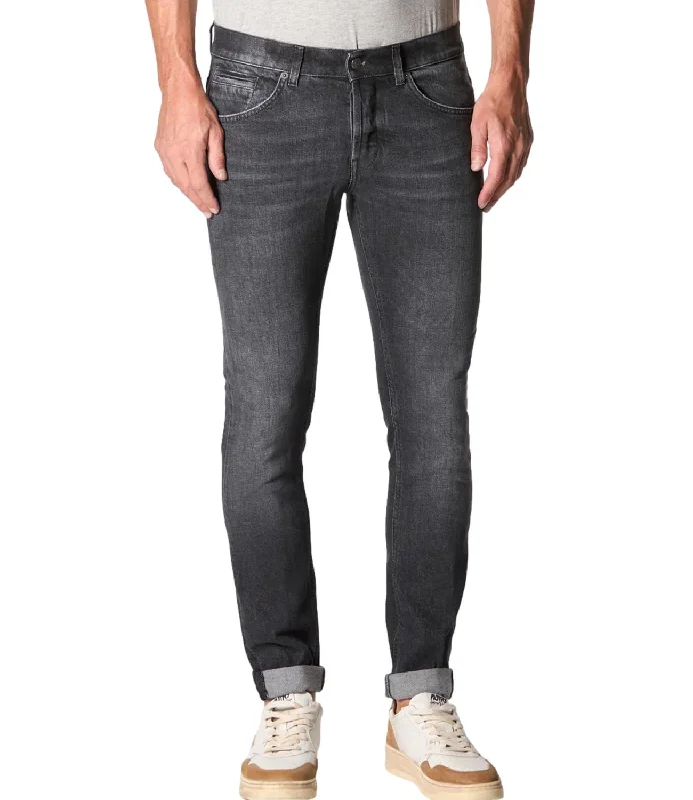 Jeans Uomo Nero Comfortable Boyfriend Jeans