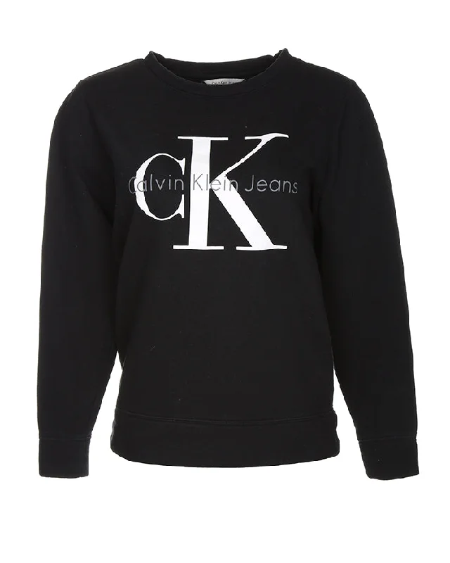 Vintage Calvin Klein Jeans graphic sweatshirt - M Elegant Bootcut Fit Jeans