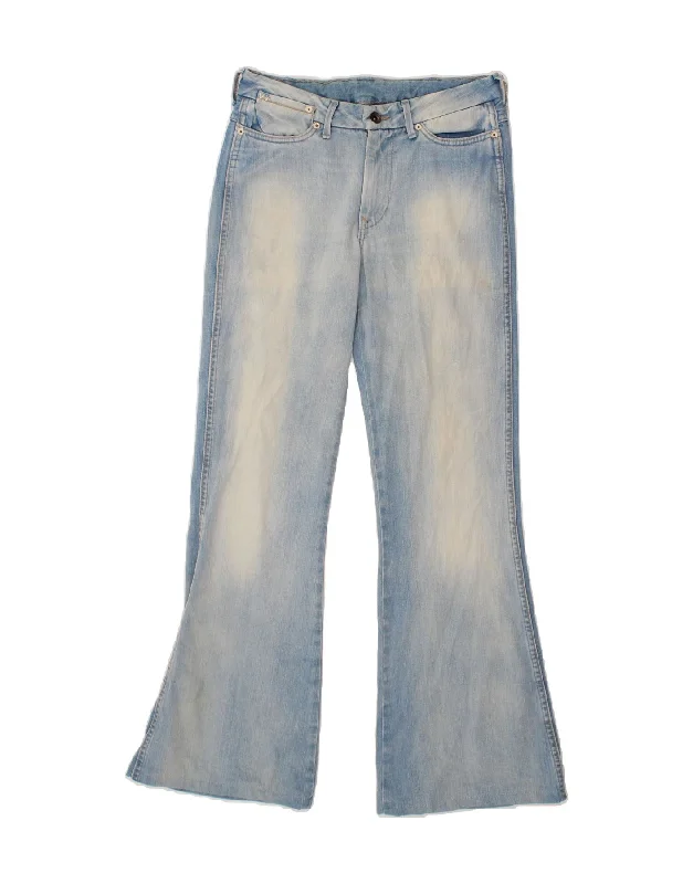 WRANGLER Womens Joni Bootcut Jeans W29 L34 Blue Cotton Comfortable Faded High-Rise Jeans WRANGLER Womens Joni Bootcut Jeans W29 L34 Blue Cotton Comfortable Faded High-Rise Jeans