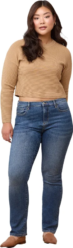 Emily Slim Jeans - Women's|-|Jeans à coupe ajustée Emily - Femme Elegant Dark-Wash Bootcut Jeans Emily Slim Jeans - Women's|-|Jeans à coupe ajustée Emily - Femme Elegant Dark-Wash Bootcut Jeans